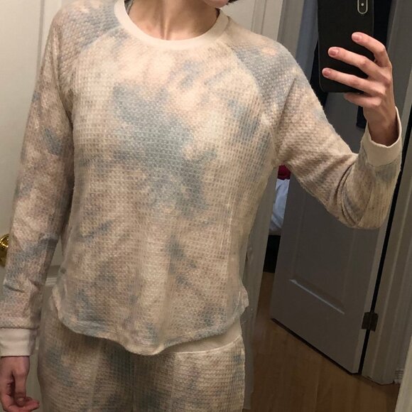 Pj Set Daneskin Medium Light pink & Grey Tie dye - Picture 4 of 14